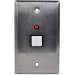 rsp-1gpb- 1 gang, push button wall plate for the sp power sequencers