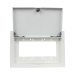 wb-mr4g- recessed 4 gang mounting plate w/ metal cover