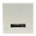 pwb-200-wht- project wall box w/ 6 ips and 2 ac / gang, standard wall - white