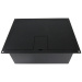 fl-1550-blk- black 4 gang stage floor box